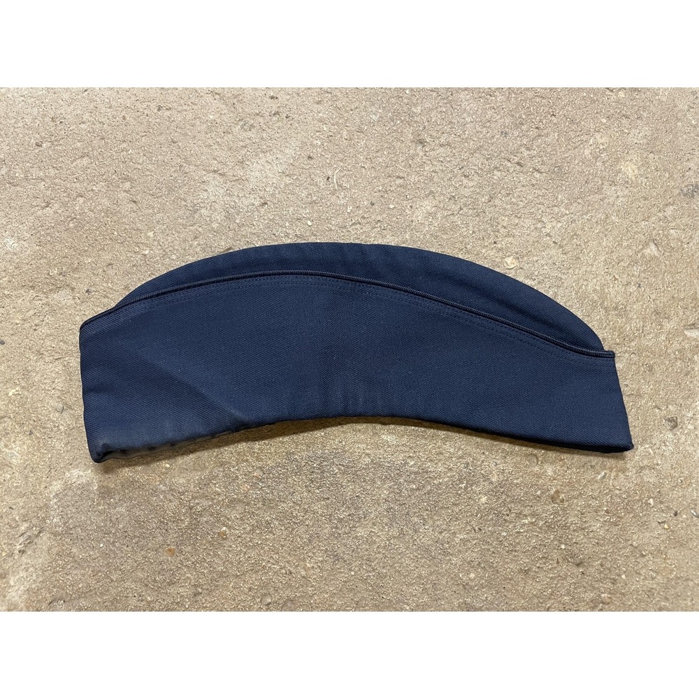 Vintage US Air Force Hat Cap Fitted Womens XL Blue Garrison Enlisted DSCP 2000s